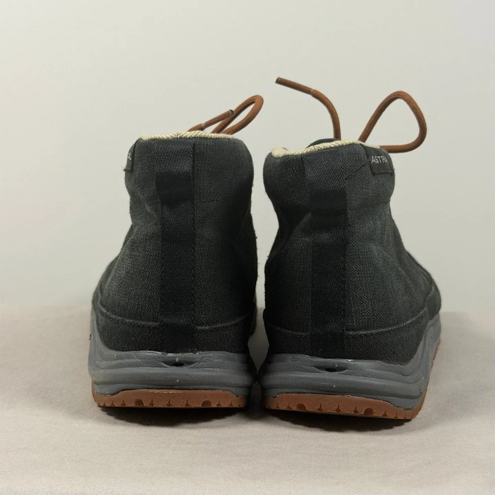 Astral Hemp Chukka Mens 10 Black Sustainable Outdoor Mid Top Boots VHC-F21